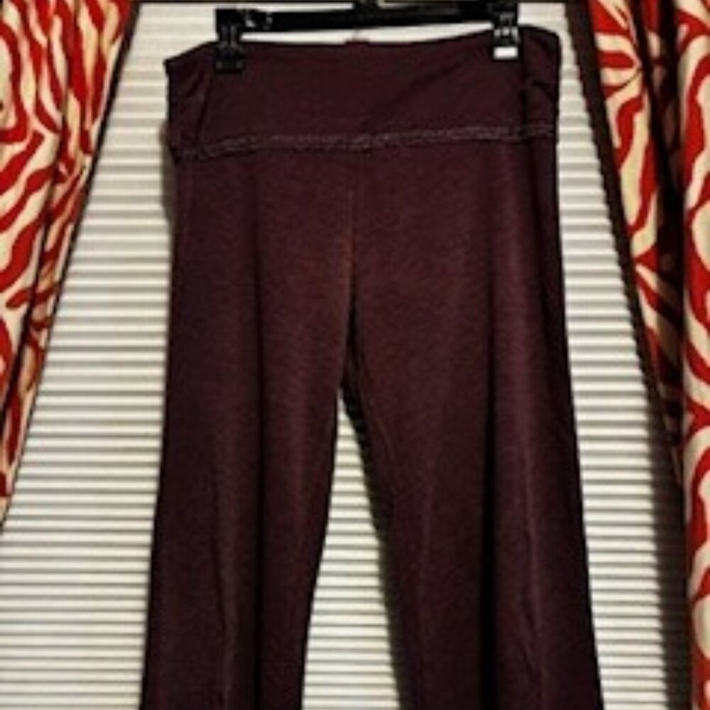 From "The Balance Collection by Marika" Burgundy/purple warm-up pants Size Small
